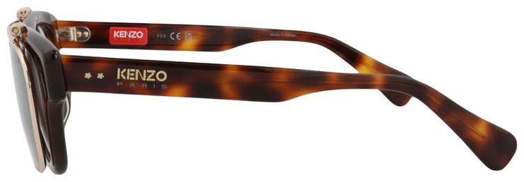 Kenzo Square Sunglasses HavanaBrown