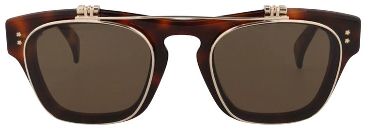 Kenzo Square Sunglasses HavanaBrown