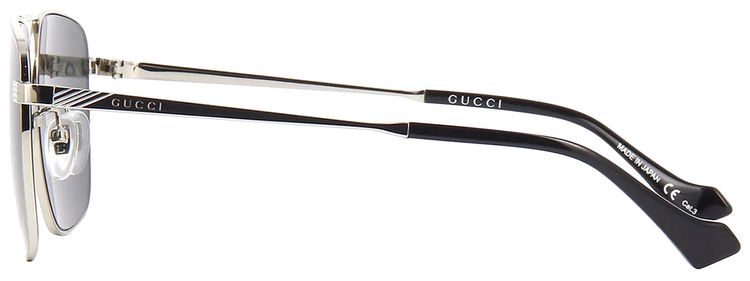 Gucci Aviator Sunglasses SilverGrey