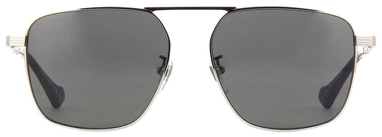 Gucci Aviator Sunglasses SilverGrey