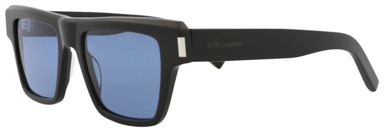 Saint Laurent Square Sunglasses BlackBlue