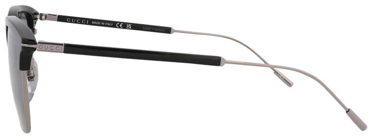 Gucci Round Sunglasses BlackRutheniumBlue