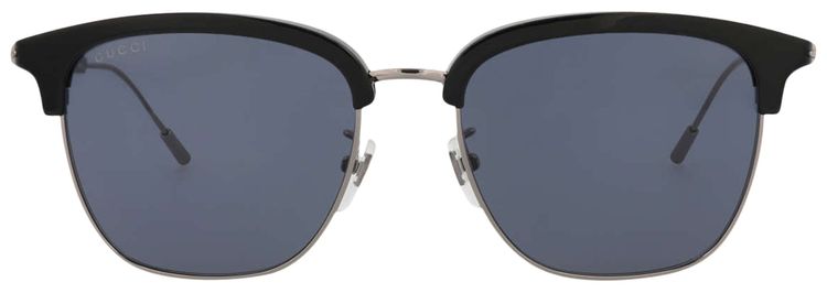 Gucci Round Sunglasses BlackRutheniumBlue