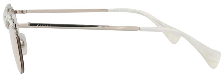 Gucci Round Sunglasses SilverYellow