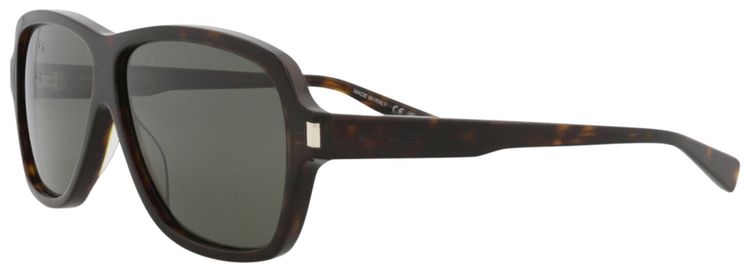 Saint Laurent Aviator Sunglasses HavanaGrey