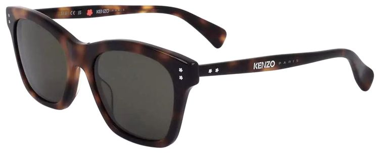Kenzo Square Sunglasses HavanaGreen