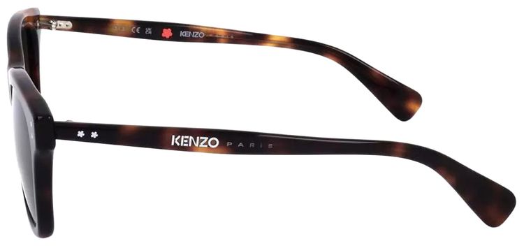 Kenzo Square Sunglasses HavanaGreen