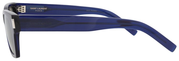 Saint Laurent Square Sunglasses BlueSilver