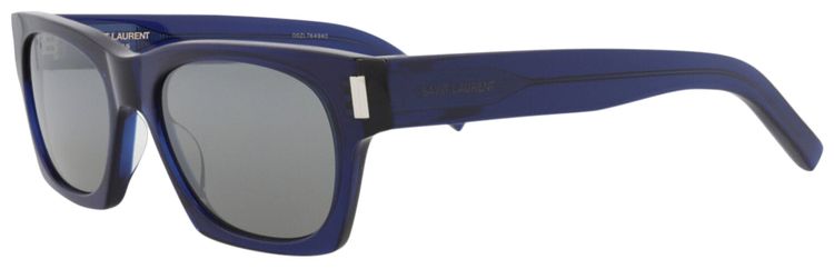 Saint Laurent Square Sunglasses BlueSilver