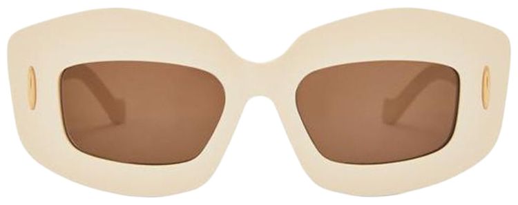 Loewe Square Sunglasses IvoryBrown