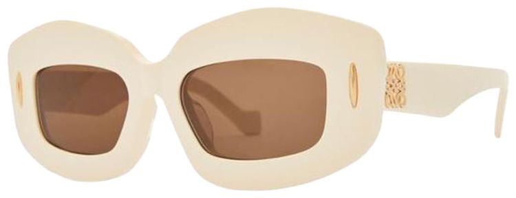Loewe Square Sunglasses IvoryBrown