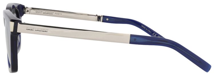 Saint Laurent Square Sunglasses BlueSilver