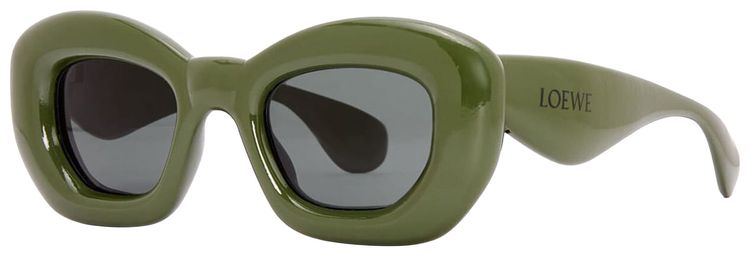 Loewe Cat Eye Injection Sunglasses Green