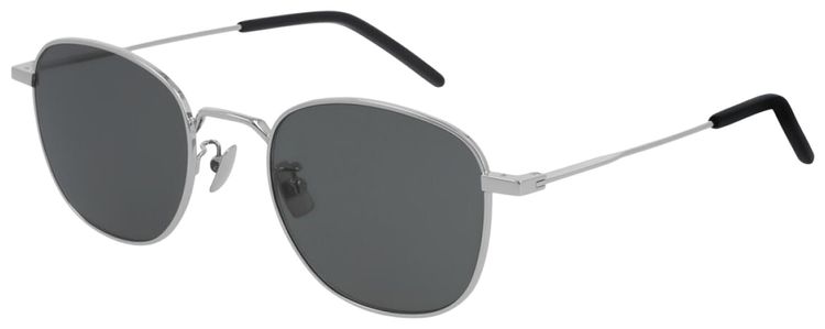 Saint Laurent Round Sunglasses SilverGrey