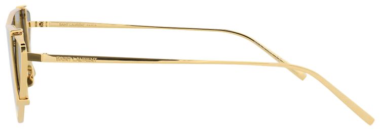 Saint Laurent Cat Eye Sunglasses GoldGrey
