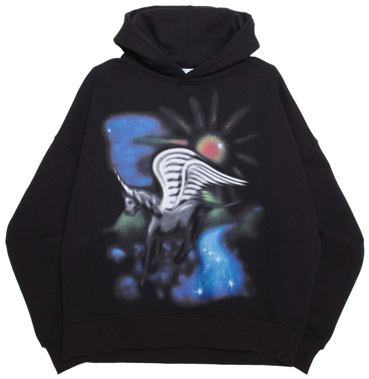 Jungles Unicorn Hoodie Black