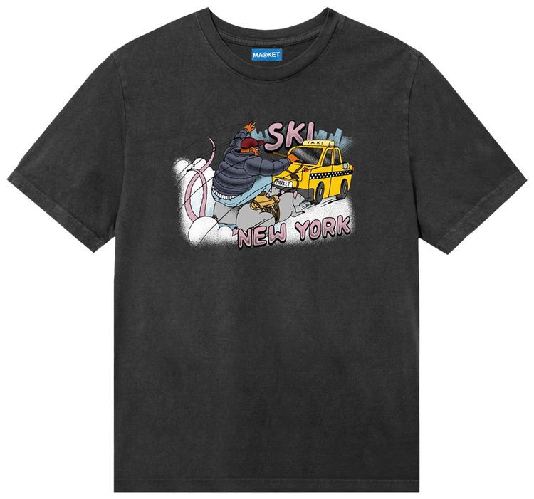Market Ski NYC T Shirt Black