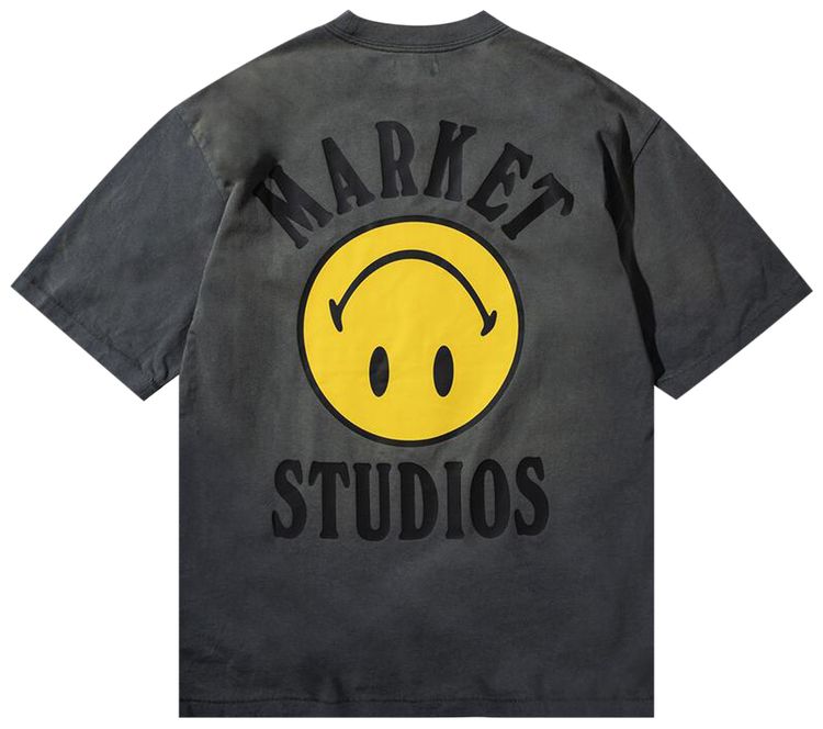 Market x Smiley Lookcup T Shirt Cement