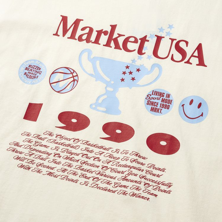 Market x Smiley 1990 T Shirt Butter Cream