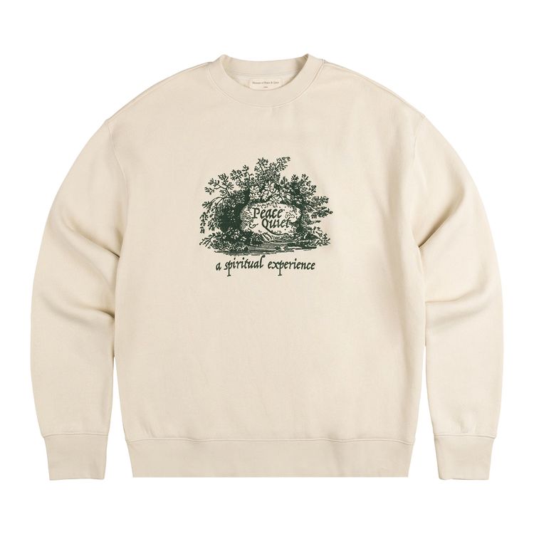 Museum of Peace  Quiet Spiritual Experience Crewneck Bone