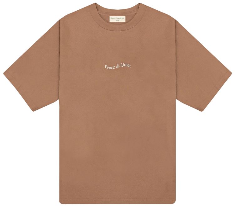 Museum of Peace  Quiet Wordmark T Shirt Adobe