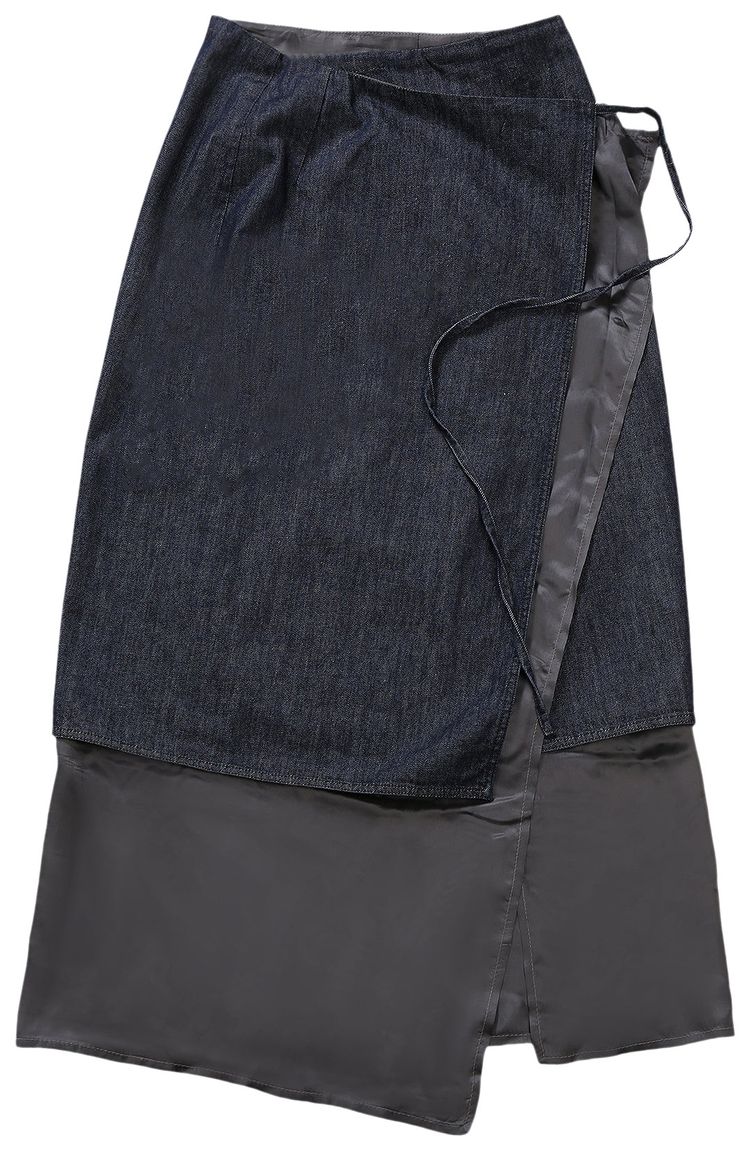 Dries Van Noten Silene Denim Skirt Indigo