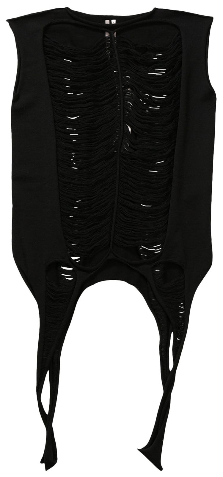 Rick Owens Maglia Sleeveless Top Black