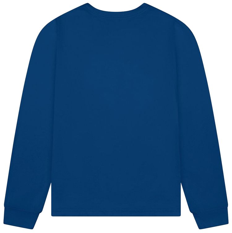 Denim Tears Peace Wreath Long Sleeve Tee Navy