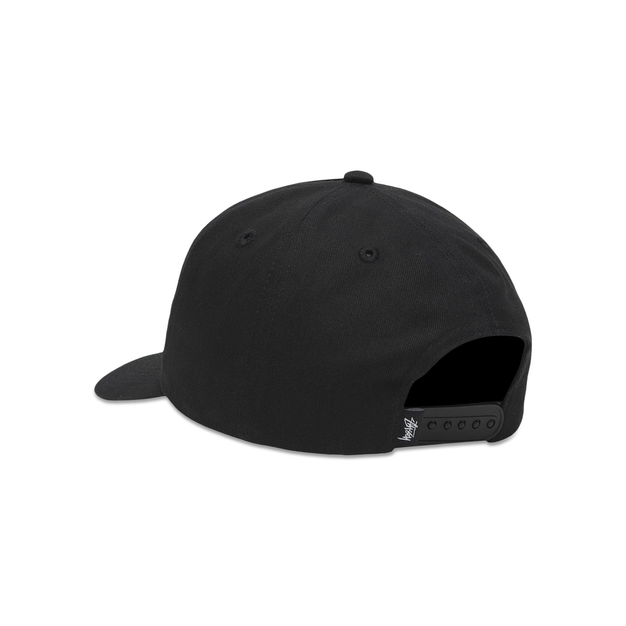 Buy Stussy Mid-Depth Big Stock Snapback 'Black' - 1311145 BLAC | GOAT