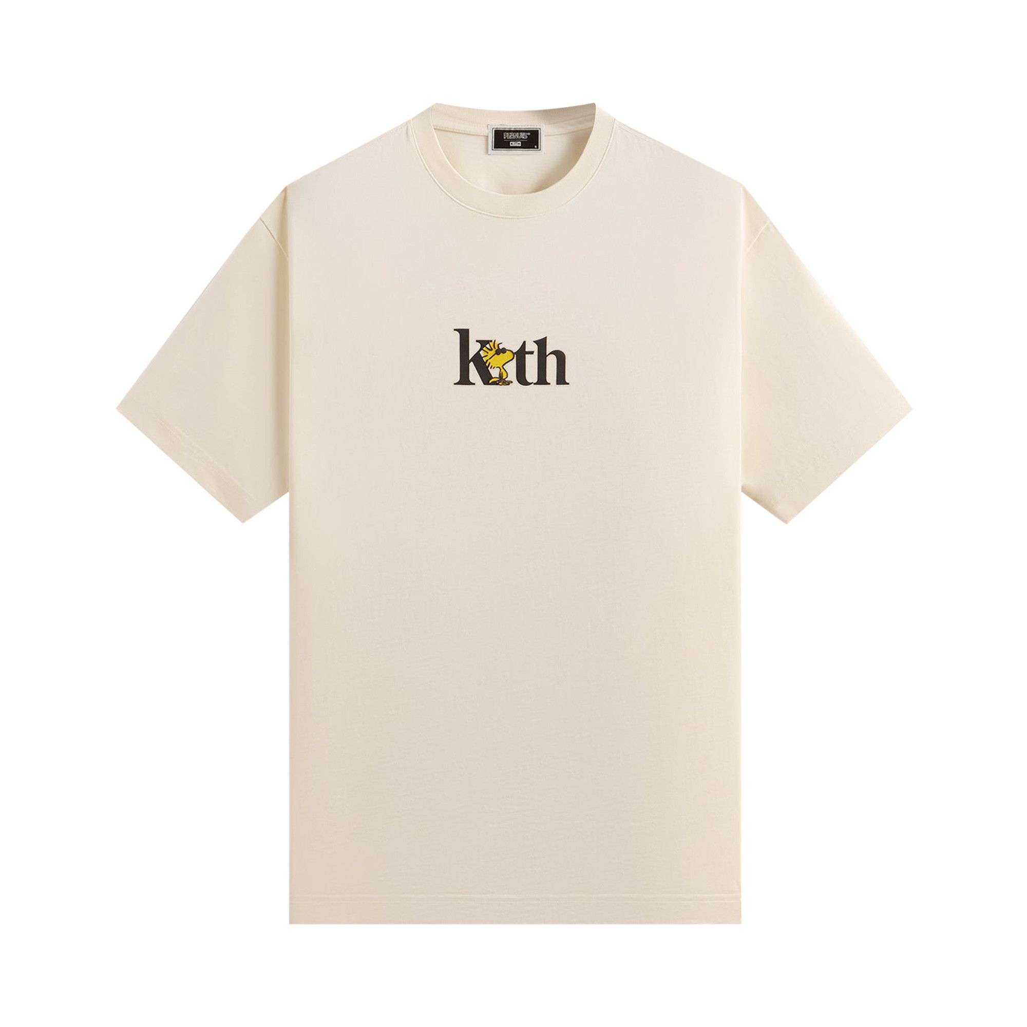 Buy Kith For Peanuts Woodstock Serif Tee 'Sandrift' - KHM033390