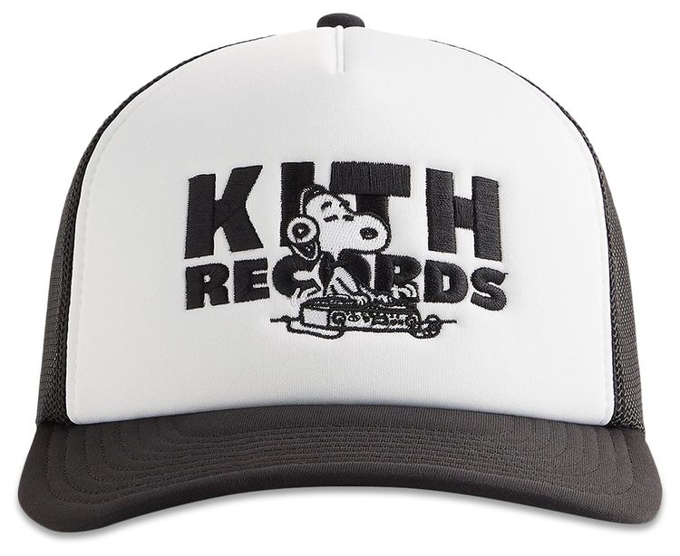 Kith For Peanuts Kith Records Nolan Poly Foam Trucker Black