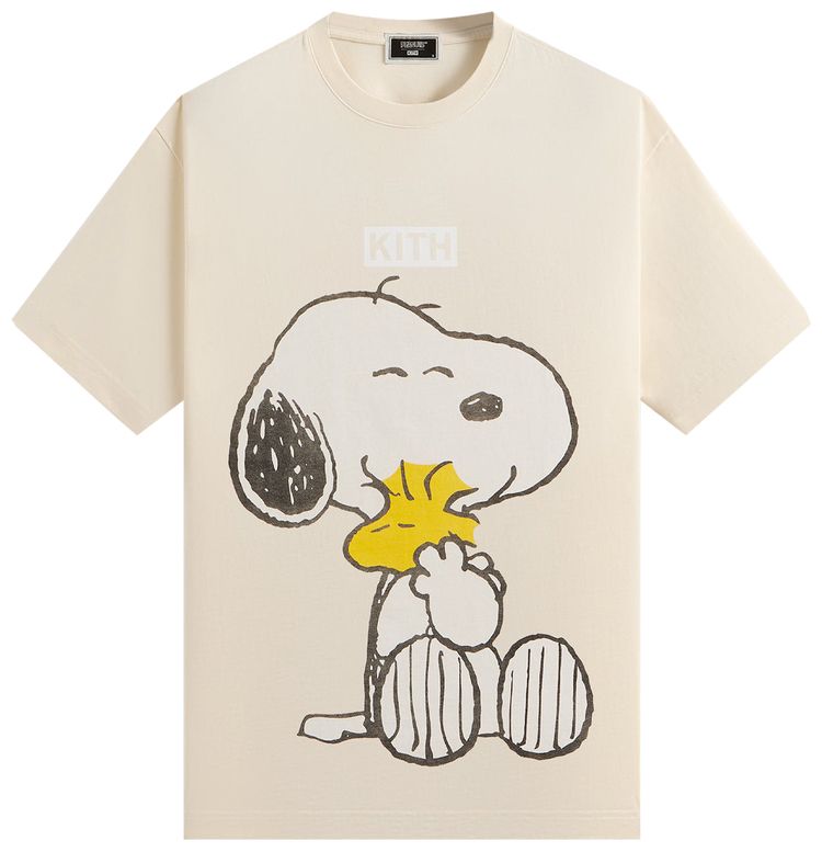 Kith For Peanuts Hug Vintage Tee Sandrift