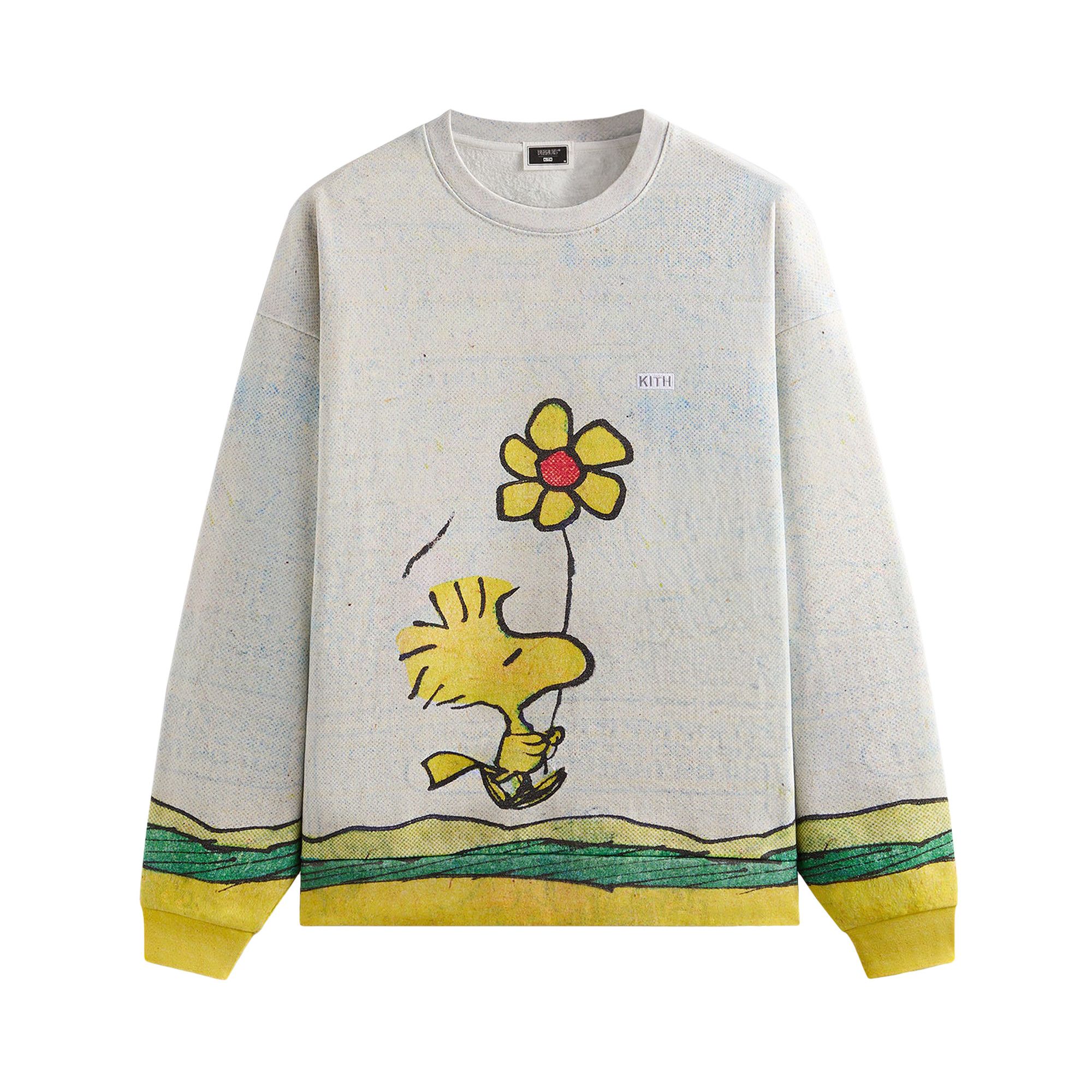 トップス Kith Peanuts Woodstock Crewneck snoopy Buy Kith For Peanuts Woodstock Comic Nelson Crewneck 'Chalk