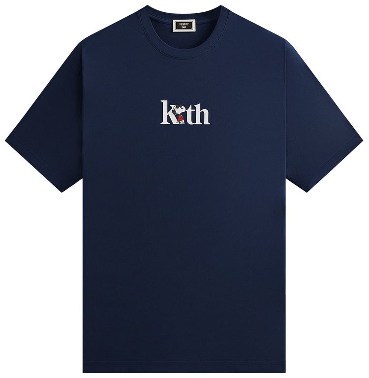 Kith For Peanuts Joe Cool Serif Tee Nocturnal