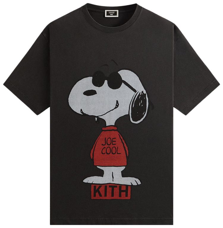 Kith For Peanuts Joe Cool Vintage Tee Black