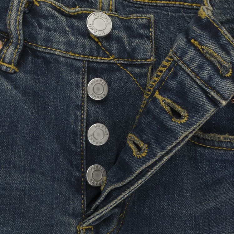 PURPLE BRAND Low Rise Slim Jeans Dark Indigo