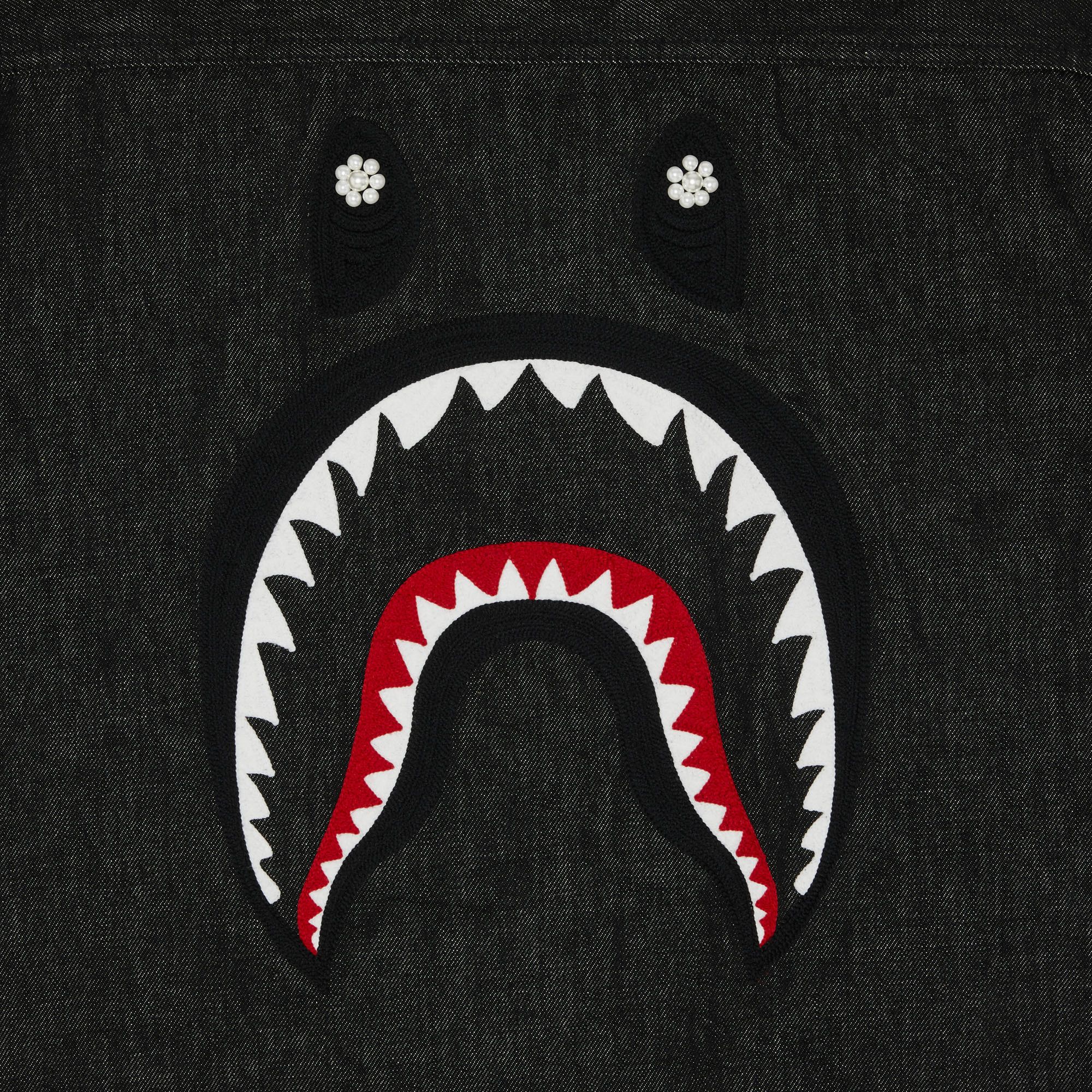 Buy GOAT Exclusive BAPE Pearl Shark Denim Jacket Type-02 Buy GOAT Exclusive BAPE Pearl Shark Denim Jacket Type-02