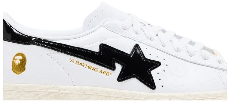 BAPE x Superstar Vintage White Black