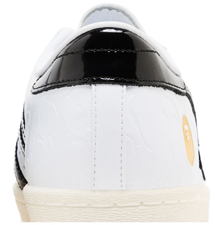 BAPE x Superstar Vintage White Black