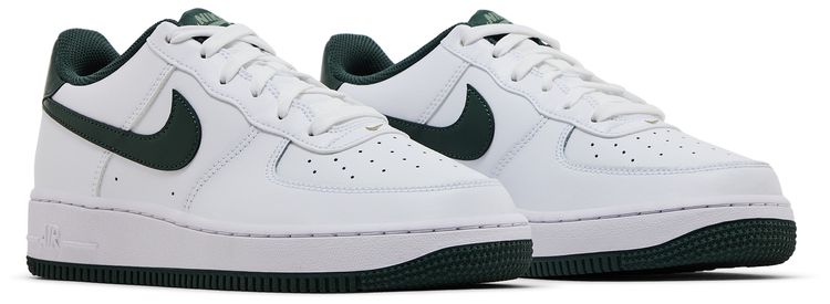 Nike Air Force 1 GS White Vintage Green
