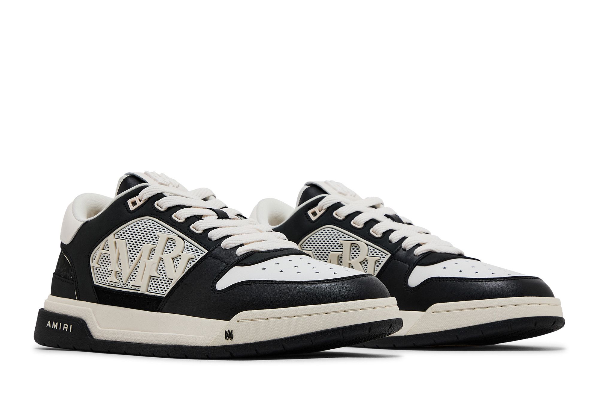 国内配送【AMIRI】Ma Quad Debossed Classic Low Sneakers MA QUAD DEBOSSED CLASSIC LOW - Black | AMIRI