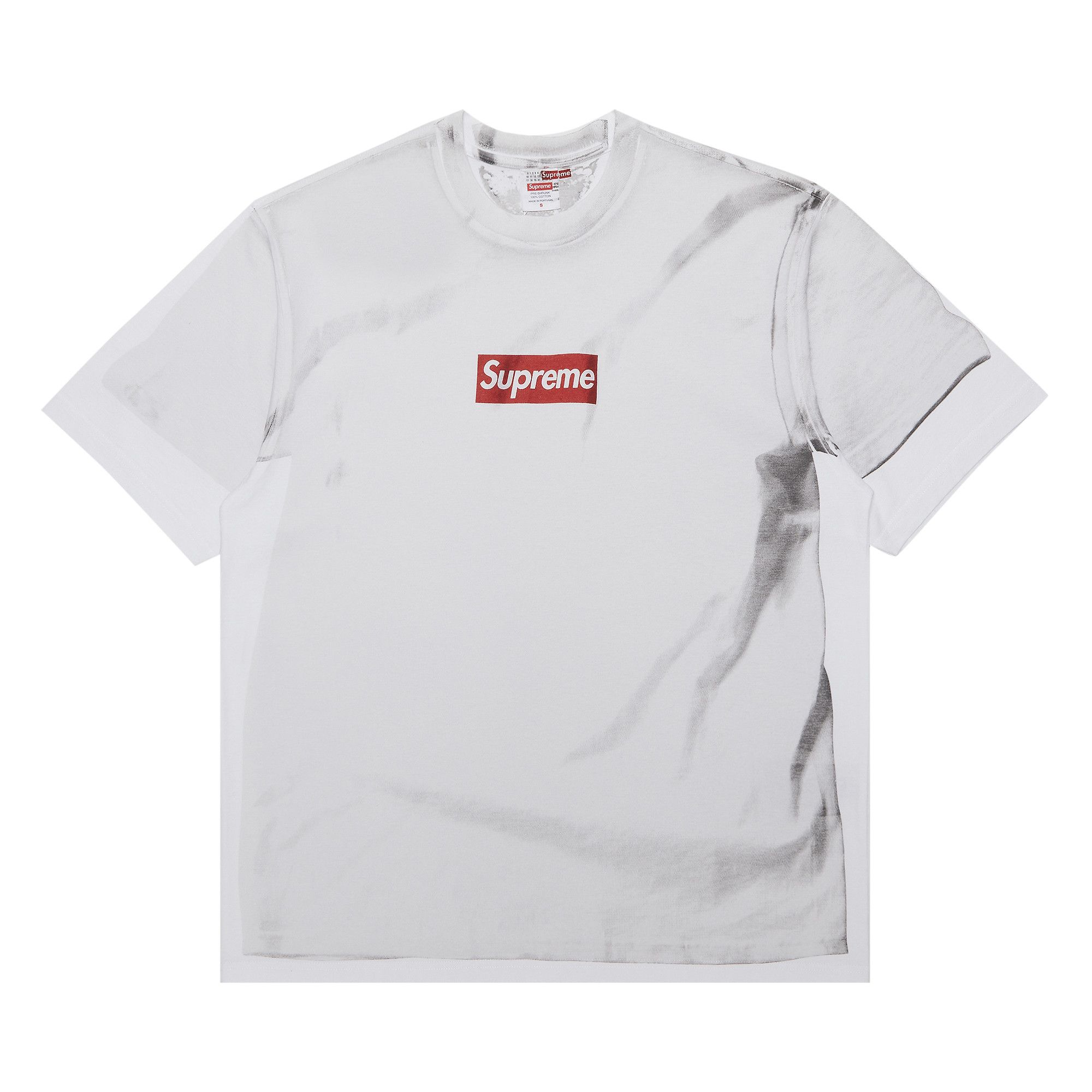 Buy Supreme x MM6 Maison Margiela Box Logo Tee 'White