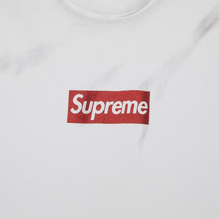 Supreme x MM6 Maison Margiela Box Logo Tee White