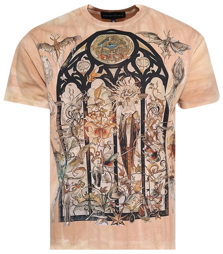 Who Decides War Gleaming Short Sleeve Tee Tan