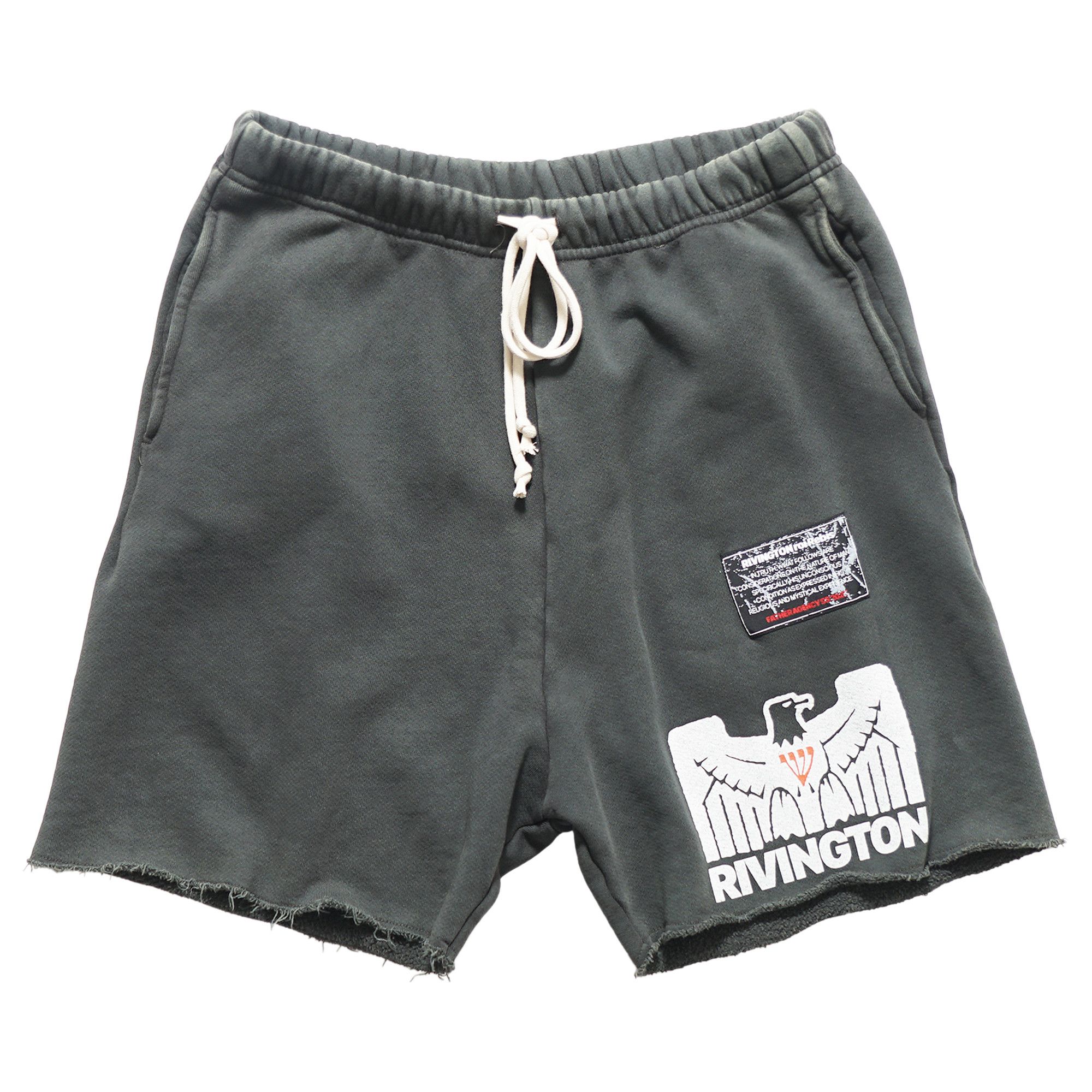 Buy RIVINGTON roi Rebis Flag Track Shorts 'Black' - FLAG SH00 BLAC