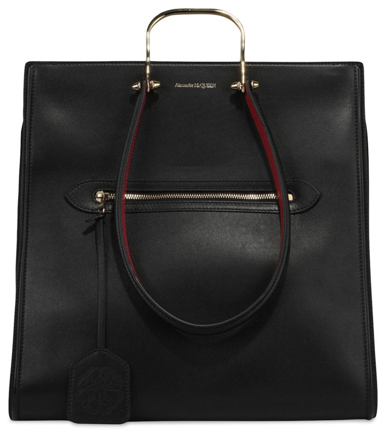 Alexander McQueen The Tall Story Handbag BlackRed