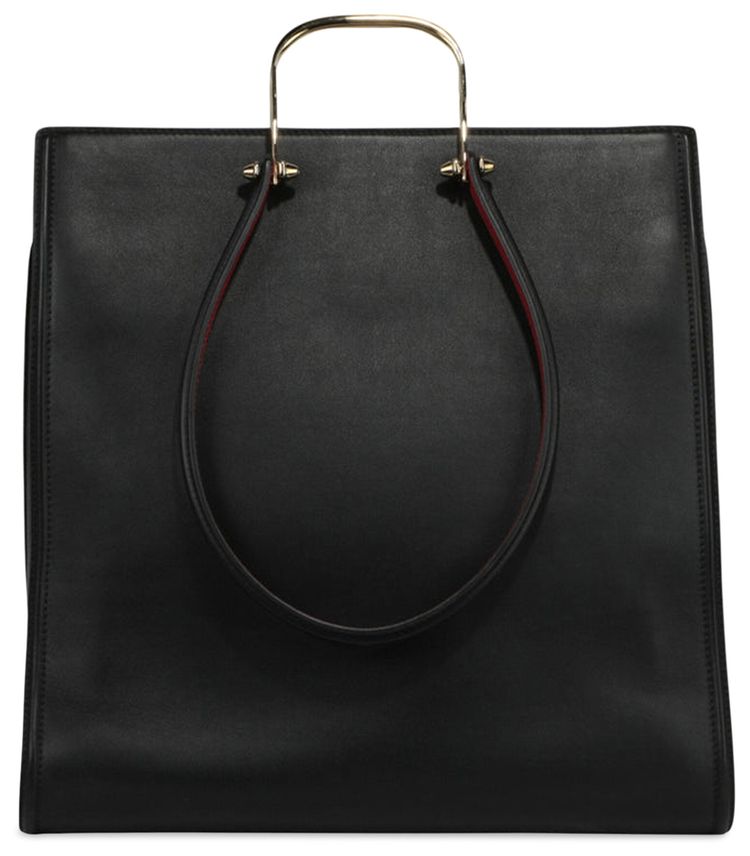 Alexander McQueen The Tall Story Handbag BlackRed