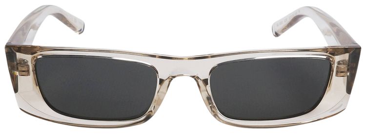 Saint Laurent Square Injection Sunglasses BeigeGrey