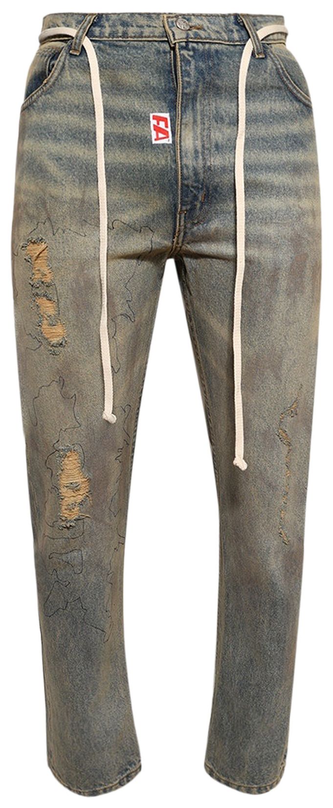 RIVINGTON roi Rebis Fathers Way He Rose 1 Jeans Light Indigo