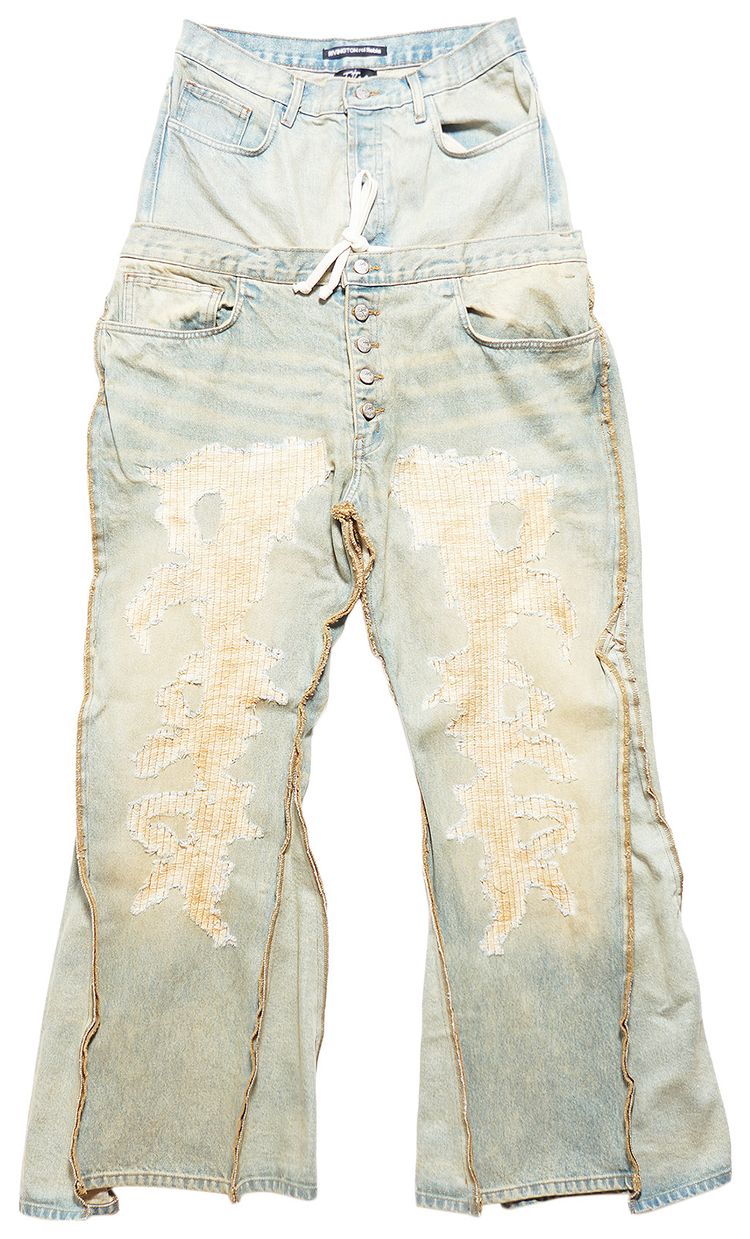 RIVINGTON roi Rebis Fathers Garden He Rose 3 Jeans Light Indigo